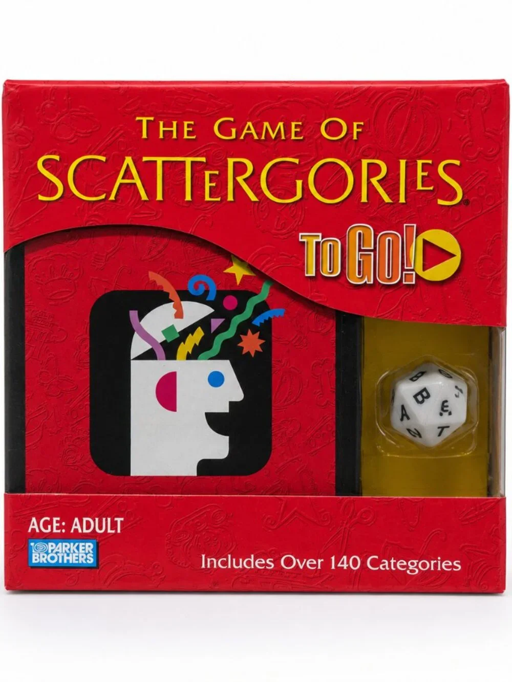 Scattergories To Go Travel Game 2009 SEALED New Parker Brothers Hasbro Adult